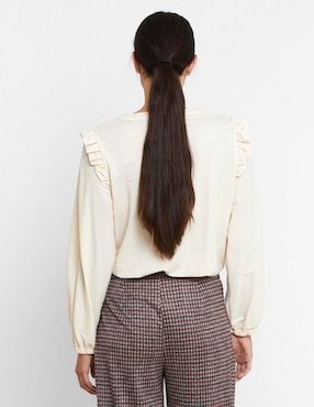 Blusa Trucco manga larga para mujer