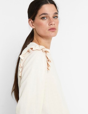 Blusa Trucco manga larga para mujer