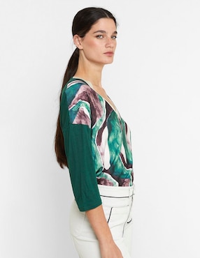 Blusa Trucco manga 3/4 para mujer