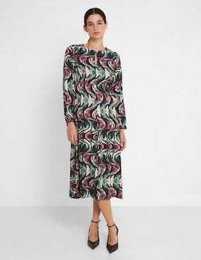 Vestido midi casual Trucco para mujer