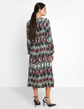 Vestido midi casual Trucco para mujer