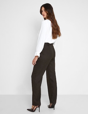 Pantalón de vestir Trucco straight para mujer