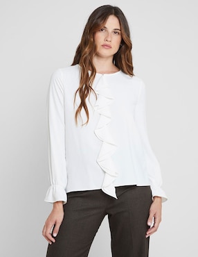 Blusa Trucco manga larga para mujer