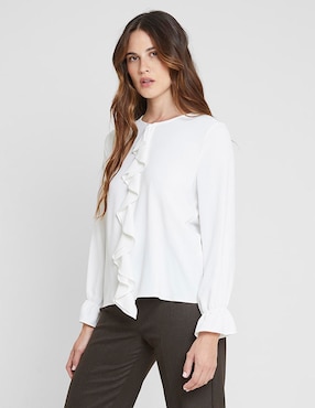 Blusa Trucco manga larga para mujer