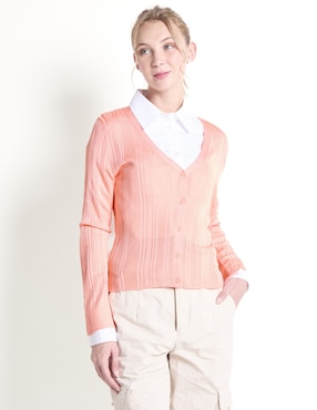 Suéter Calvin Klein Jeans cuello V para mujer