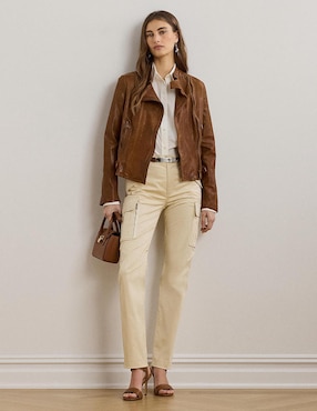 Pantalón cargo Lauren Ralph Lauren straight para mujer