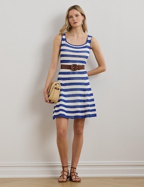 Vestido mini casual Lauren Ralph Lauren para mujer