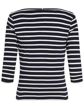 Playera manga 3/4 Tommy Hilfiger cuello ojal para mujer