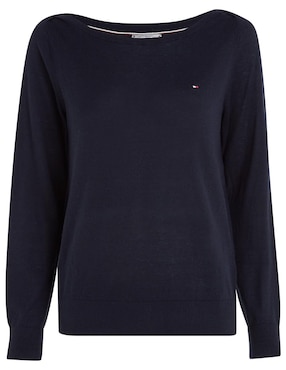 Suéter Tommy Hilfiger cuello ojal para mujer