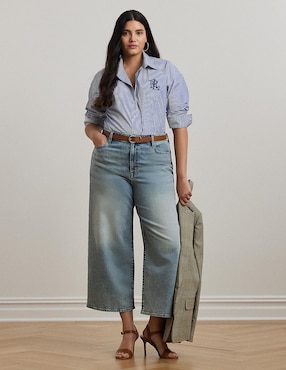 Jeans flare Lauren Plus para mujer