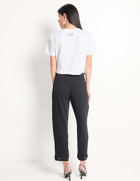 Pantalón easy pant Karl Lagerfeld Paris straight para mujer