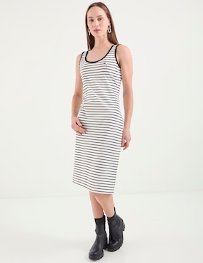 Vestido midi casual Karl Lagerfeld Paris Summer para mujer