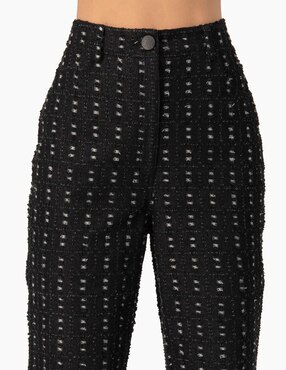 Pantalón regular Ivonne acampanado para mujer