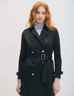 Gabardina con bolsillos Julio para mujer
