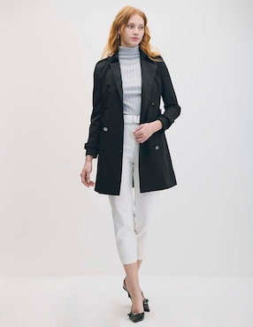 Gabardina con bolsillos Julio para mujer