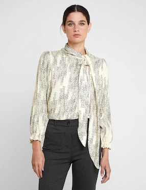 Blusa Trucco manga larga para mujer