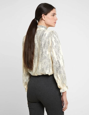 Blusa Trucco manga larga para mujer