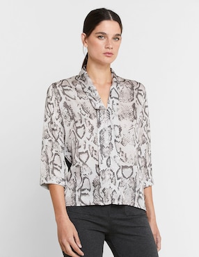 Blusa Trucco manga al codo para mujer