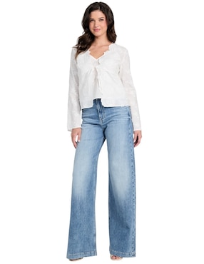 Blusa Guess manga larga para mujer