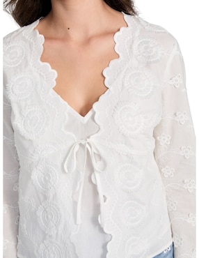 Blusa Guess manga larga para mujer
