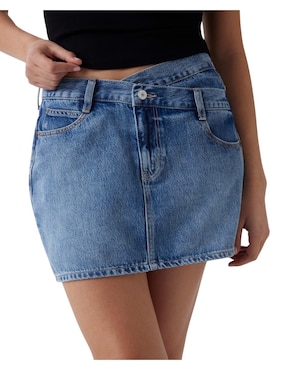 Falda mini Guess a la cintura