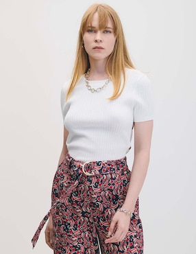 Blusa manga corta Julio para mujer
