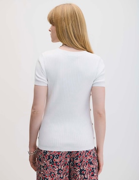 Blusa manga corta Julio para mujer