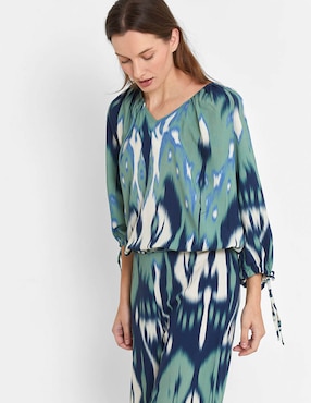 Blusa Trucco manga 3/4 para mujer