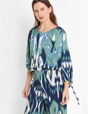 Blusa Trucco manga 3/4 para mujer
