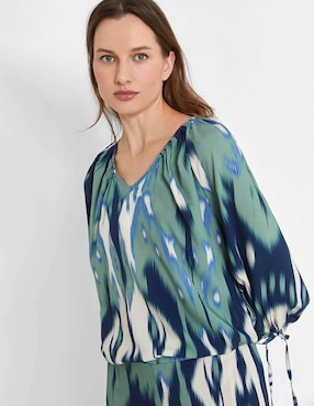 Blusa Trucco manga 3/4 para mujer