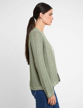 Suéter Trucco cuello abierto para mujer