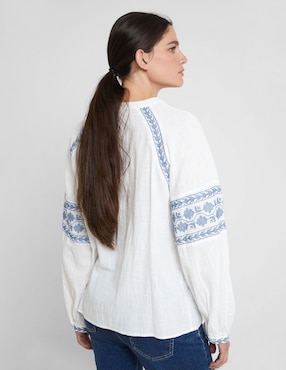 Blusa Trucco manga larga para mujer