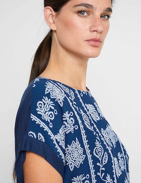 Blusa Trucco manga corta para mujer