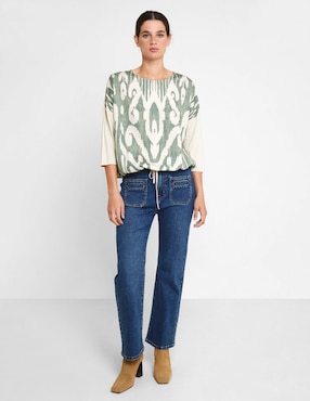 Blusa Trucco manga 3/4 para mujer
