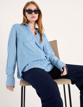Blusa Dkny Jeans manga larga para mujer
