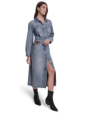 Vestido crop casual Dkny Jeans para mujer