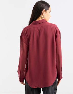 Blusa Calvin Klein manga larga para mujer