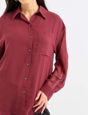 Blusa Calvin Klein manga larga para mujer