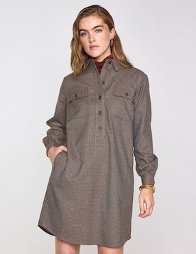 Vestido corto casual Maison 123 para mujer