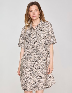 Vestido corto casual Maison 123 para mujer