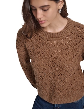 Suéter Dkny Jeans cuello redondo para mujer