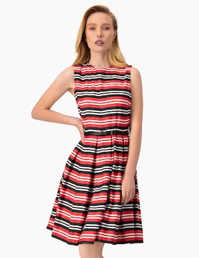 Vestido a la rodilla casual Ivonne para mujer