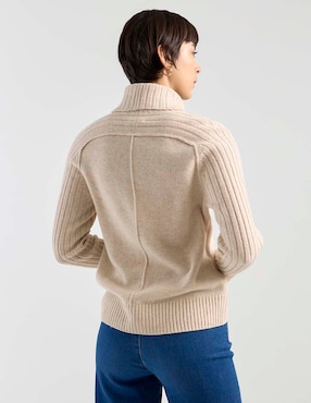 Suéter Maison 123 cuello tortuga para mujer