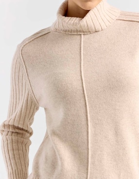 Suéter Maison 123 cuello tortuga para mujer