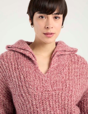 Suéter Maison 123 cuello v para mujer