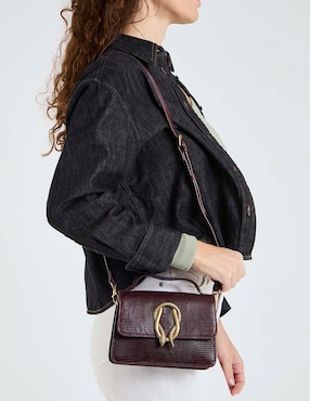 Bolsa crossbody Maison 123 de cuero para mujer