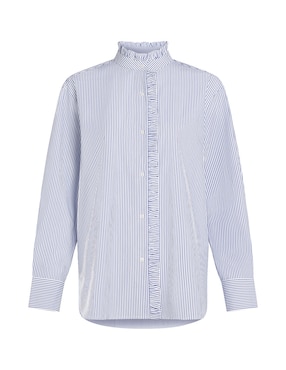 Blusa camisera Tommy Hilfiger manga larga para mujer