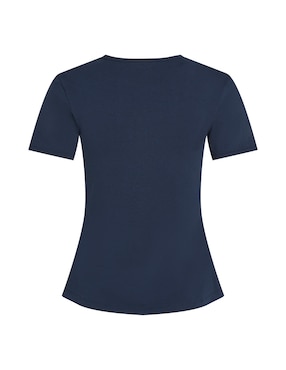 Playera manga corta Tommy Hilfiger Fa25 cuello redondo para mujer