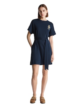 Vestido corto casual Tommy Hilfiger Fa25 para mujer