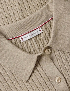 Suéter Tommy Hilfiger cuello camisero para mujer